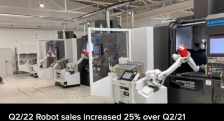 35009 robots set a healthy pace in 2022
