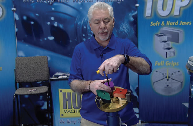 37173 imts 2022 booth visit with huron machine products