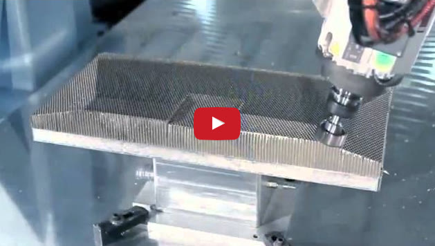41360 machine tool demonstrates ability to cut composite material